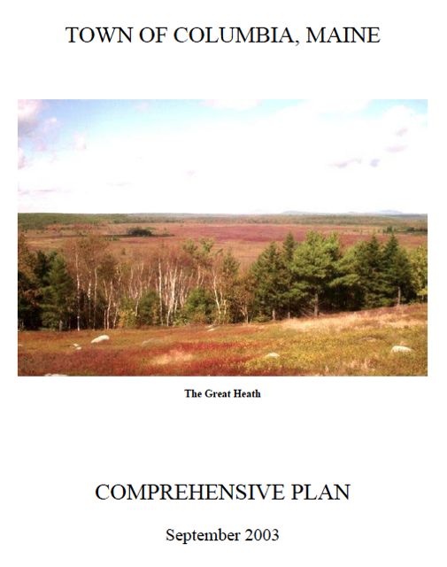 Columbia Comprehensive Plan Cover